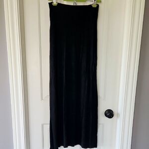 Elegant Black Maxi Skirt